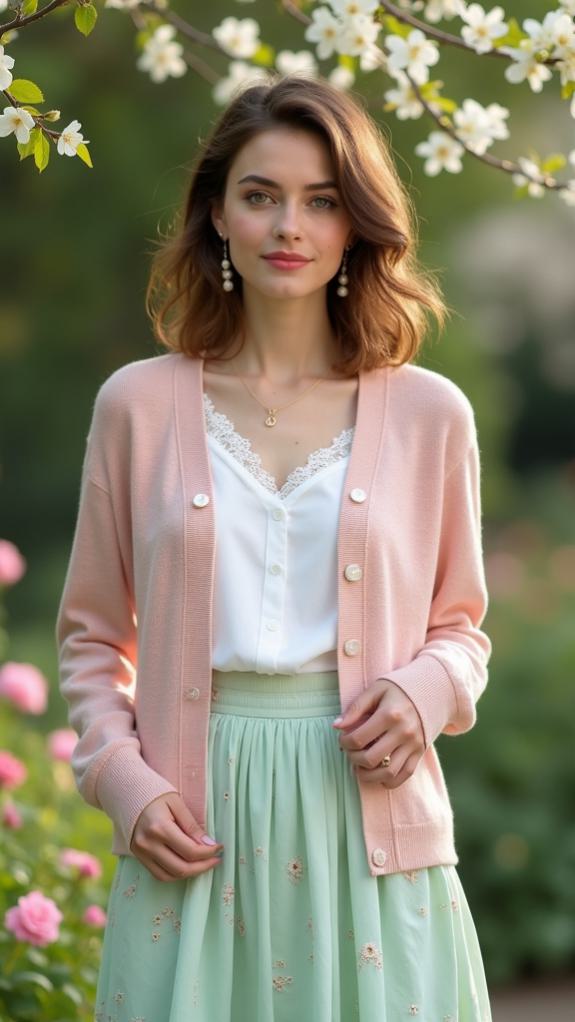 bold cardigan for church