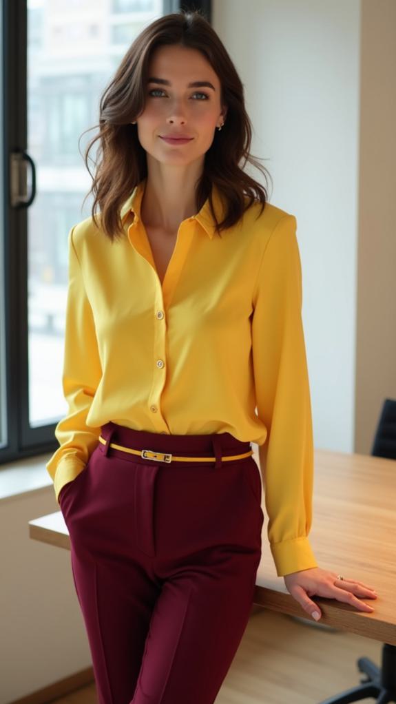 butter yellow merlot office