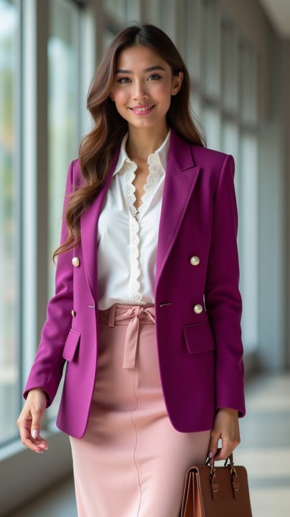 confident navy suits elegance