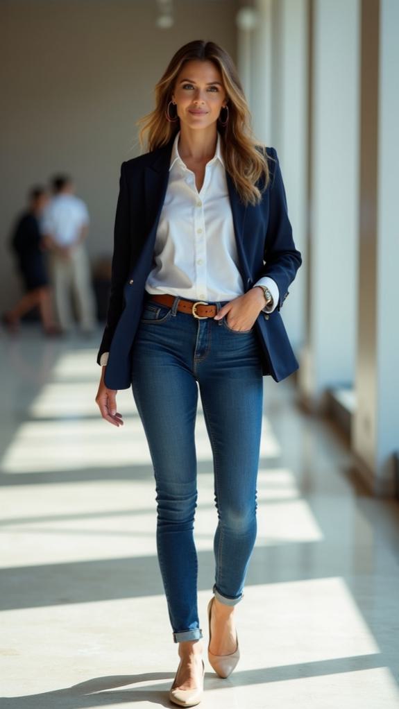 denim meets sophisticated fridays