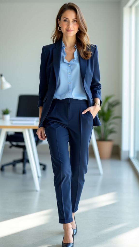 fresh classic blues attire