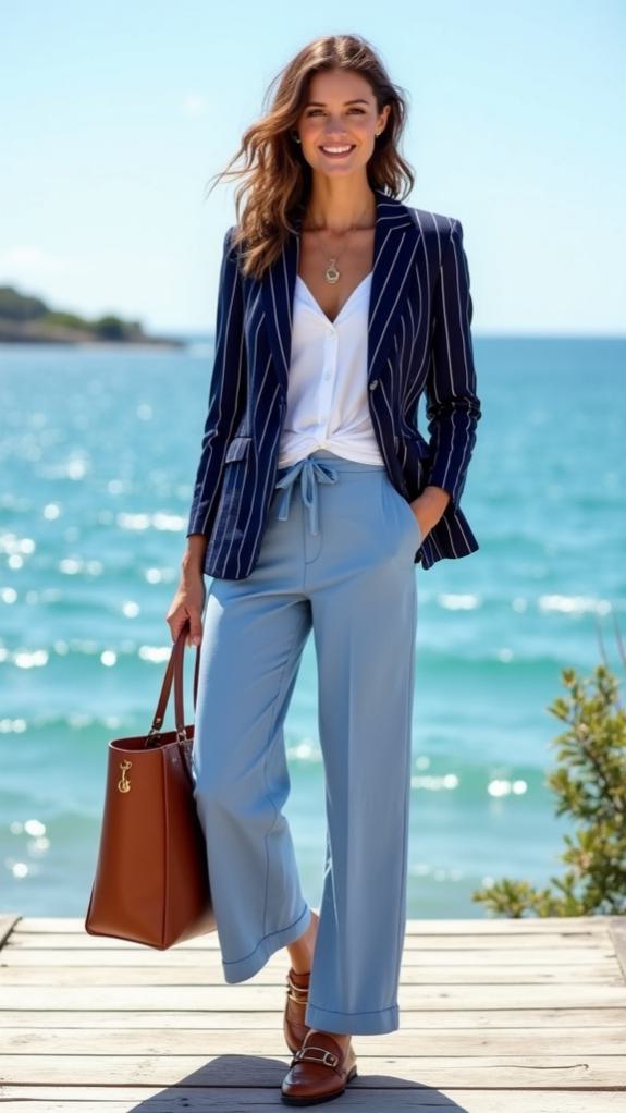 nautical striped summer elegance