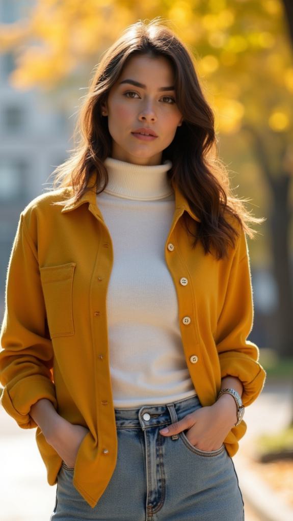 oversized wool butter yellow