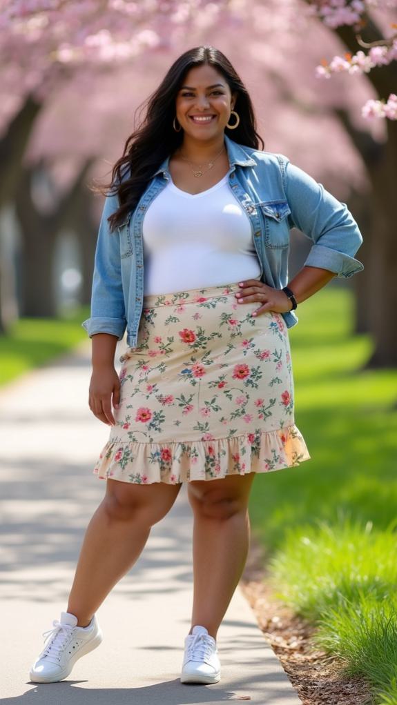 plus size white tee styles