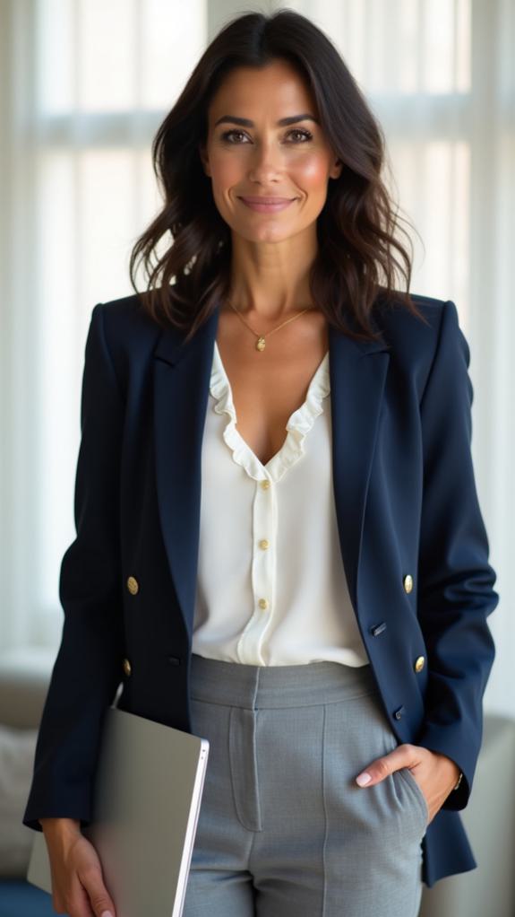 polished virtual meeting outfits