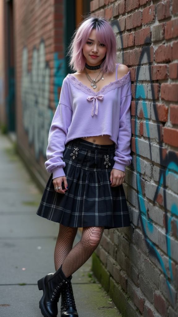 raw and rebellious grunge