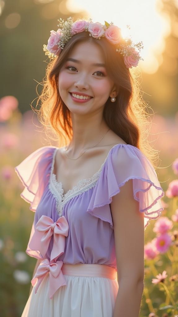 soft dreamy pastel outfits
