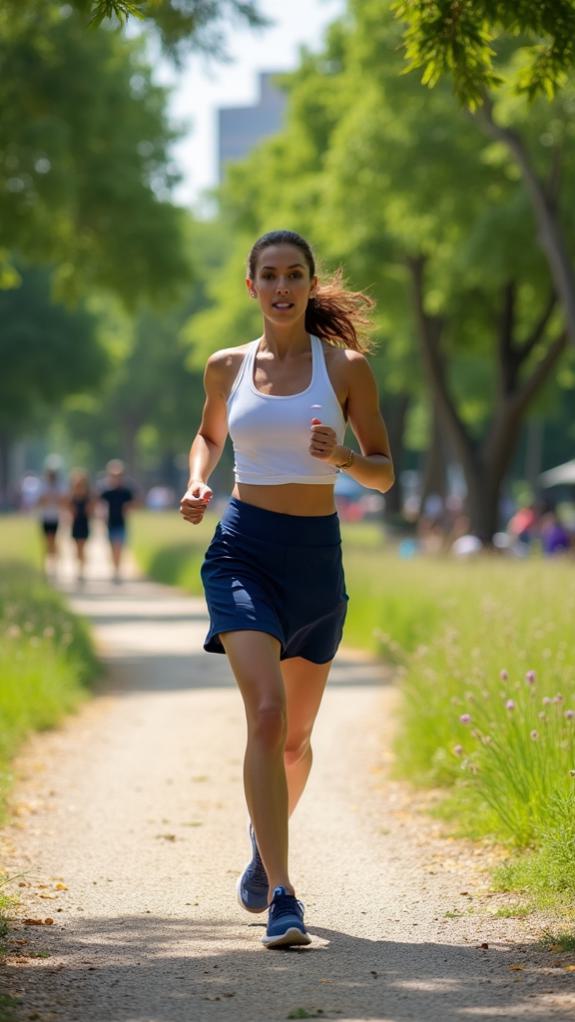 sweat wicking high rise skort