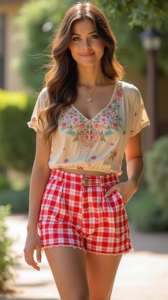 versatile beige floral mini