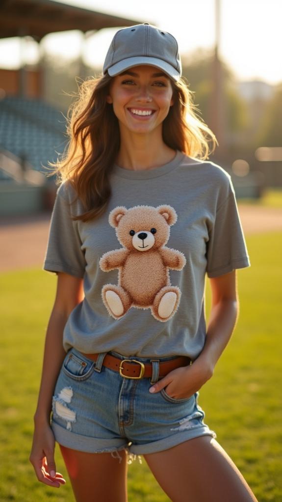 vintage teddy bear tee