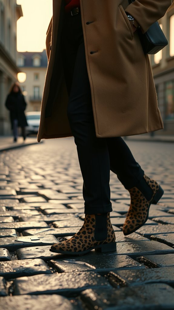 animal print footwear commands attention