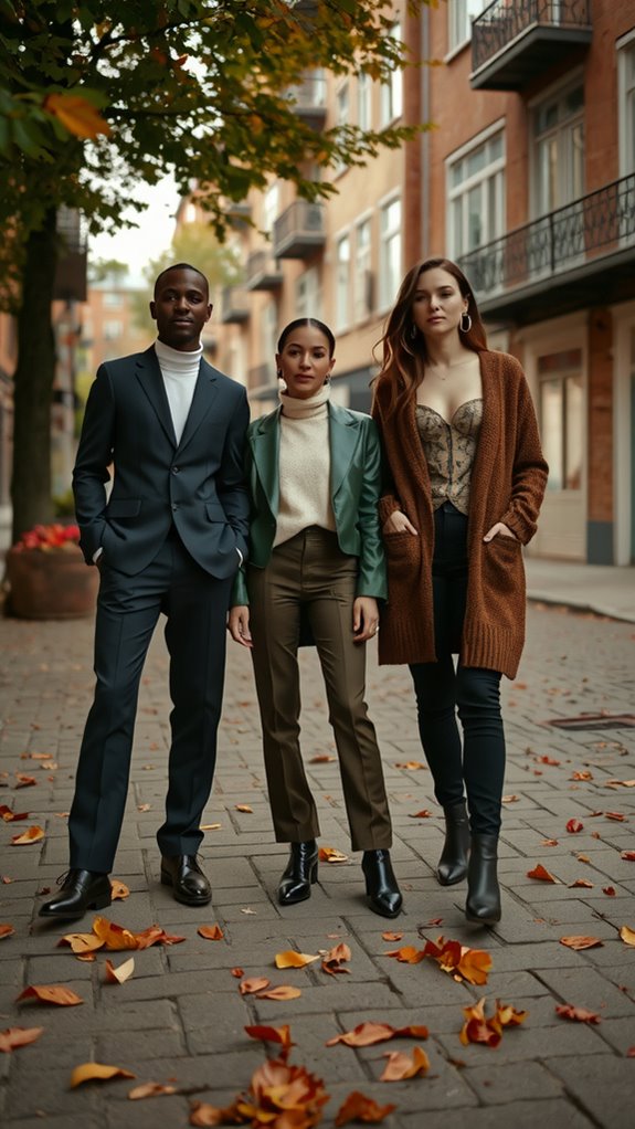 contrast focused layered necklines elegance