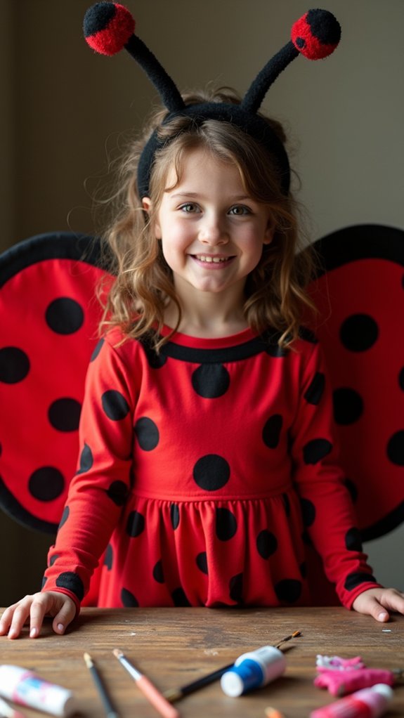 custom hand painted ladybug costume