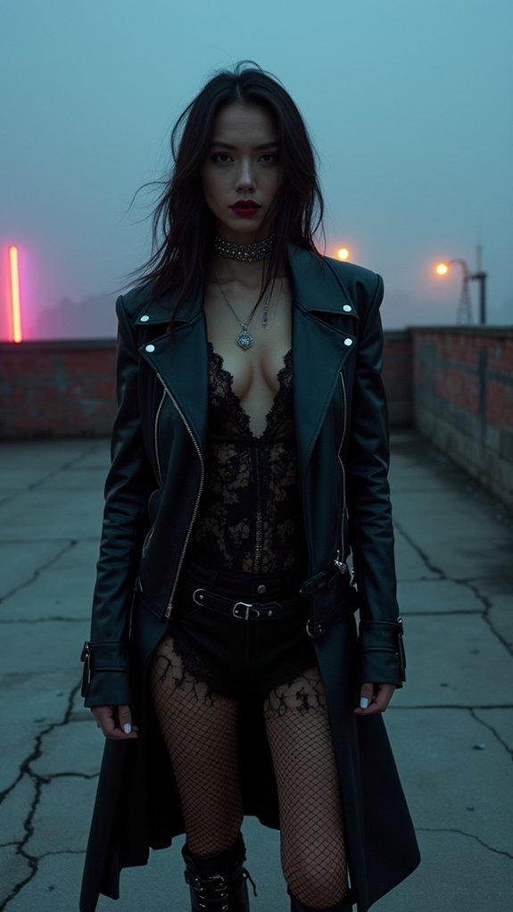 darkly elegant rebellious style