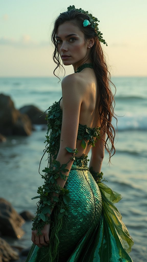 earthy seaweed kelp mermaid