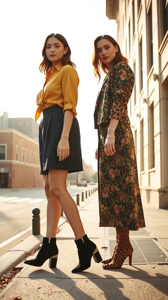 floral meets bold leopard