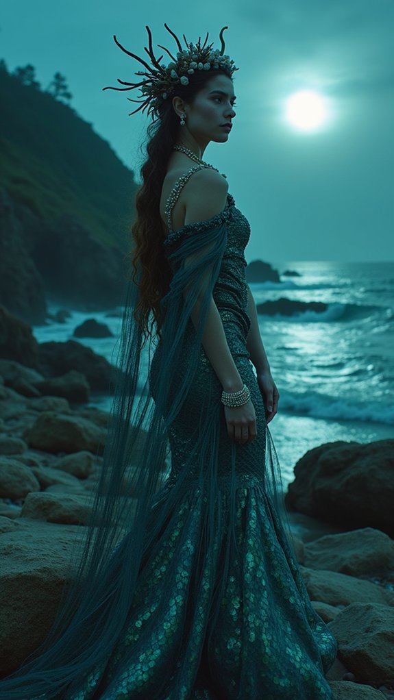 folklore inspired authentic mermaid costume