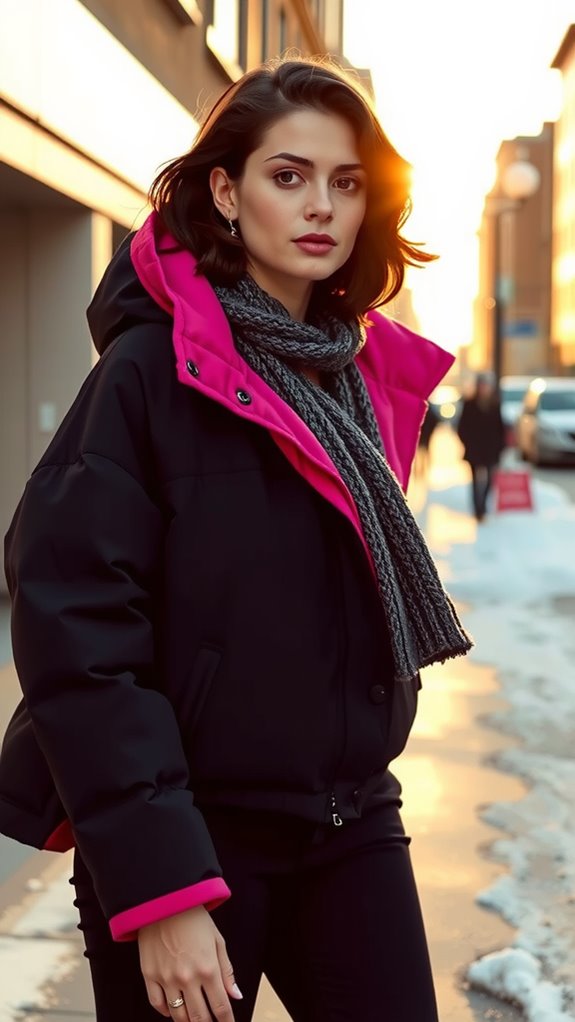 jewel toned down puffer