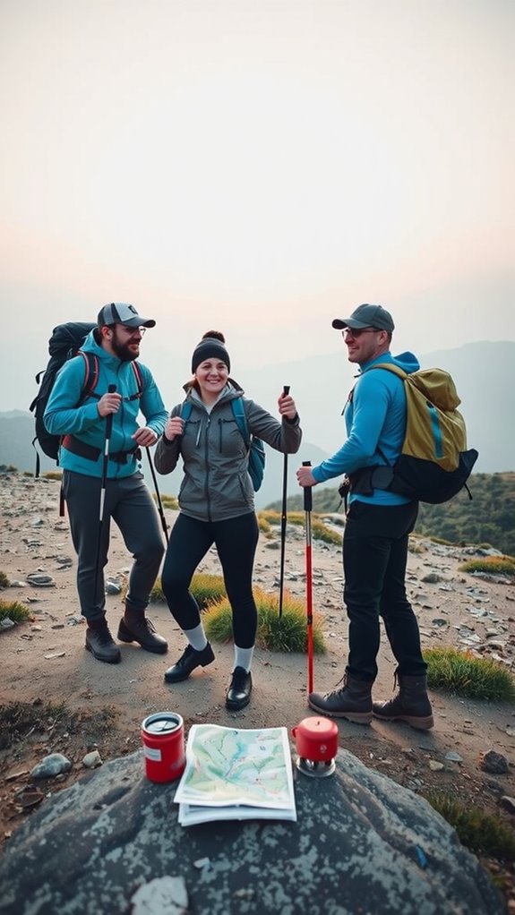 layered weather ready hiking essentials