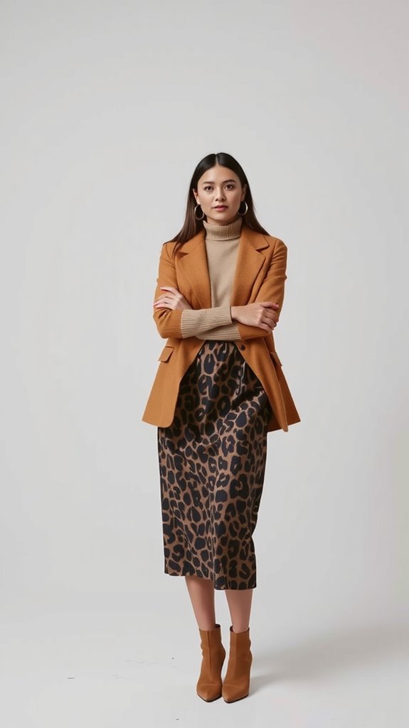 leopard dress with neutrals