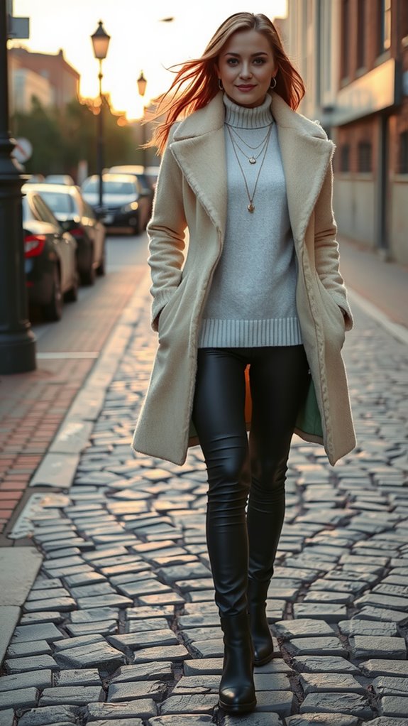 luxe faux fur layering