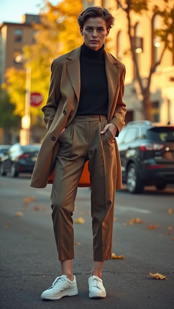 minimal sneakers tailored polish