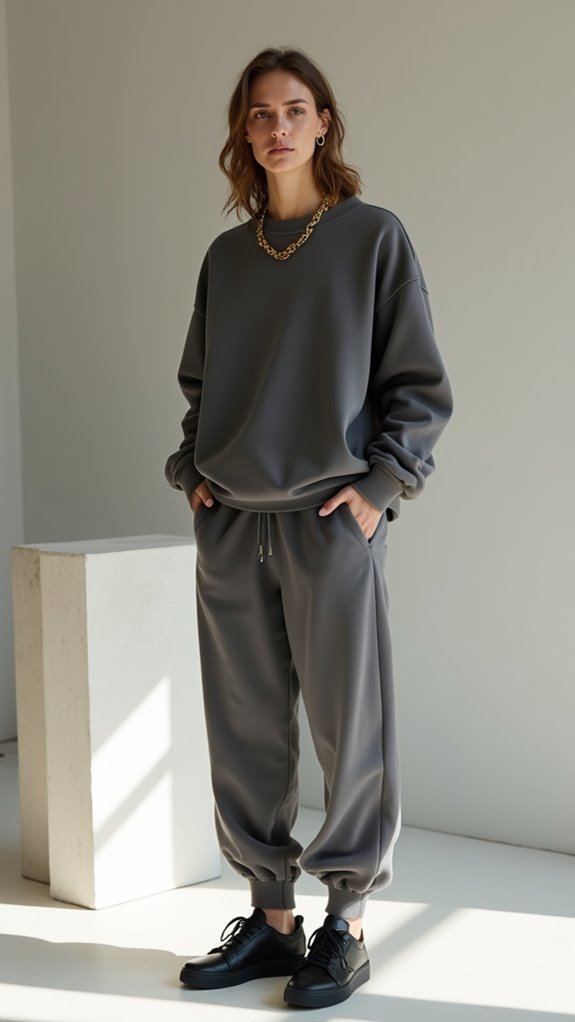 monochrome grey with gold