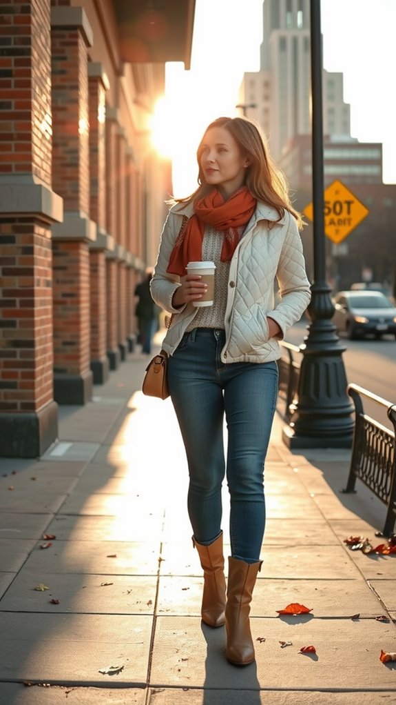 quilted jacket versatile casual styling