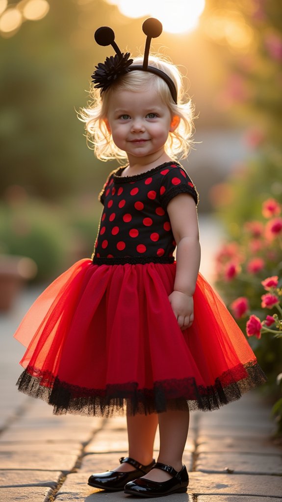 red tutu antennae spots