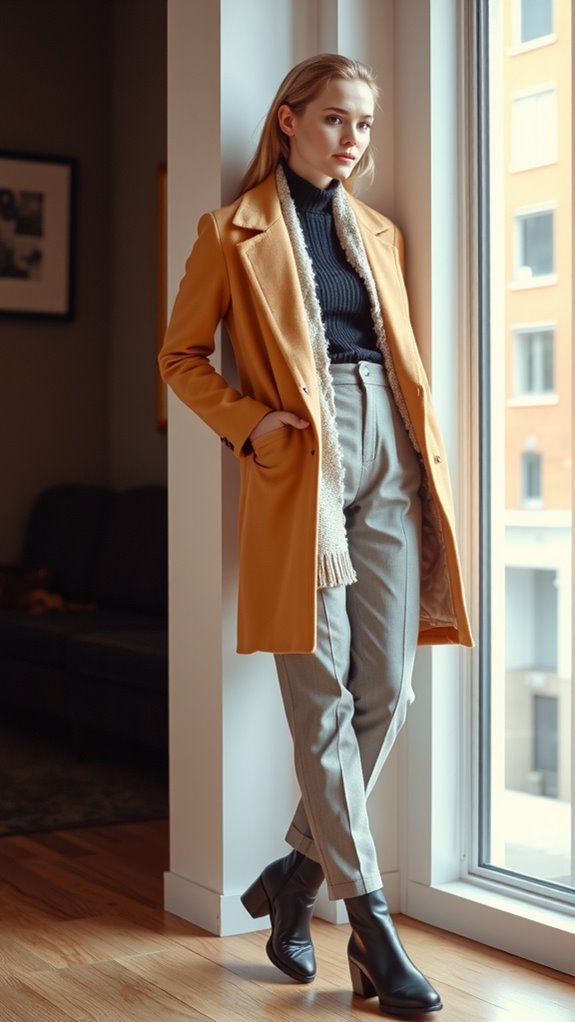 sophisticated layered feminine polo