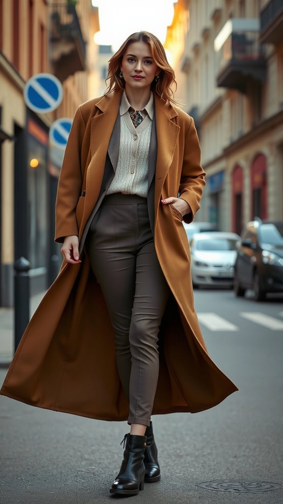 structured layered autumnal tailoring