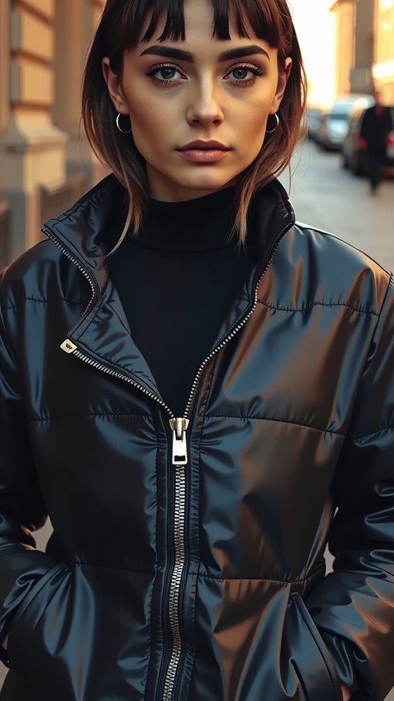 technical quilted chic outerwear