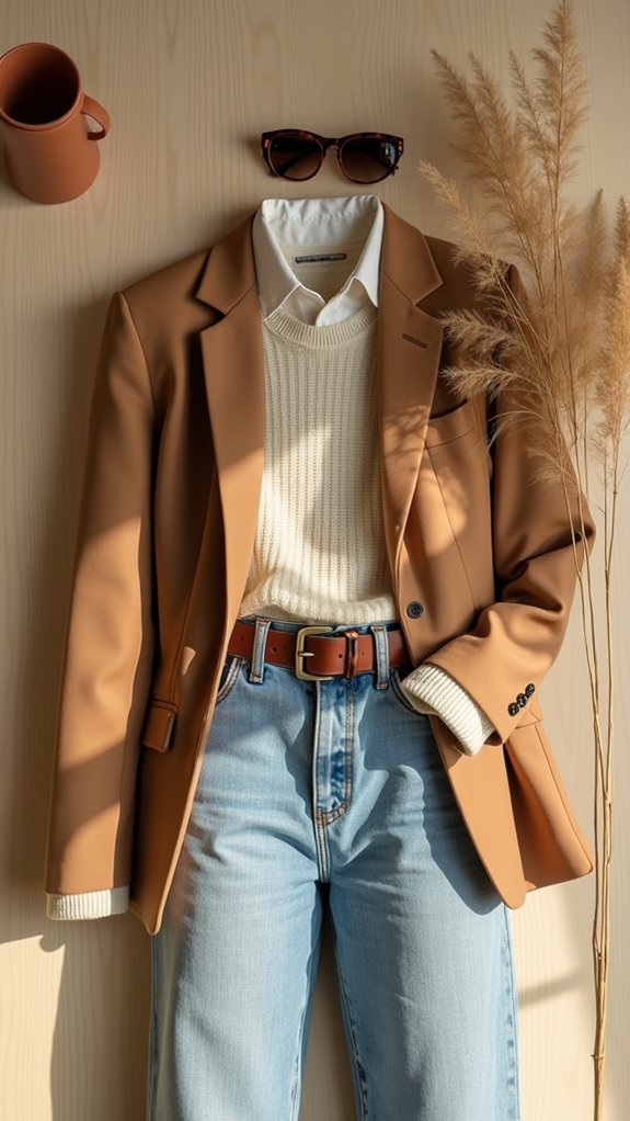 understated 90s earthy minimalism
