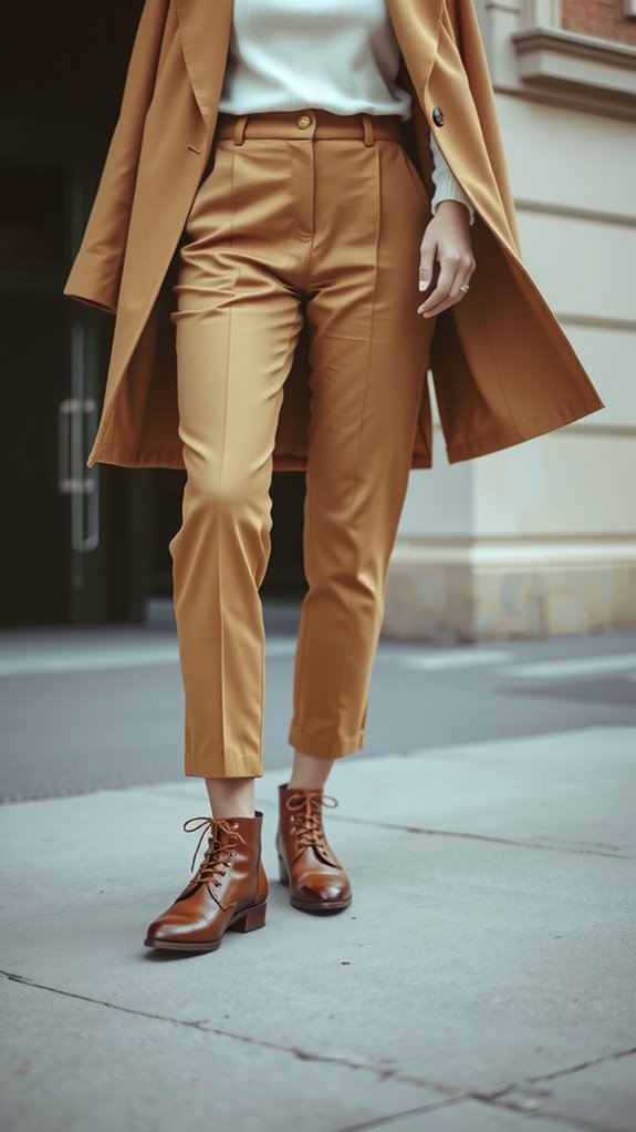 understated minimalist lace up elegance