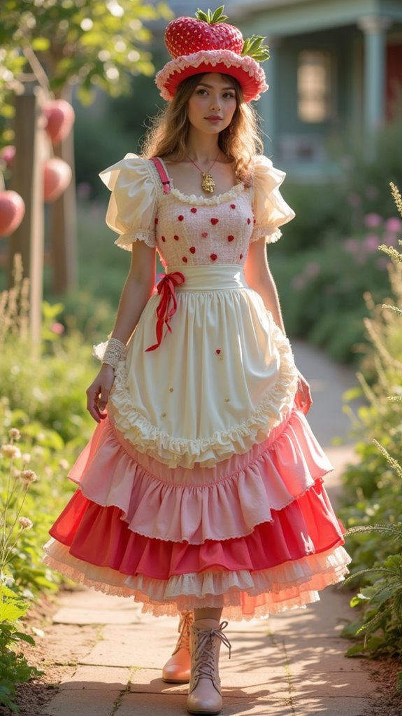 whimsical strawberry shortcake costumes