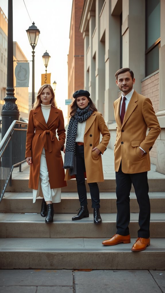 wool coat styled four ways